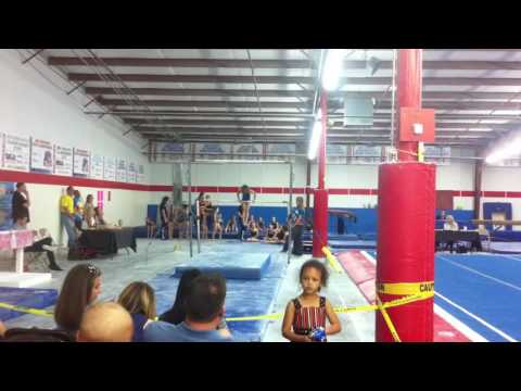 Shiloh. Level 3 bar routine. Flames gymnastics.