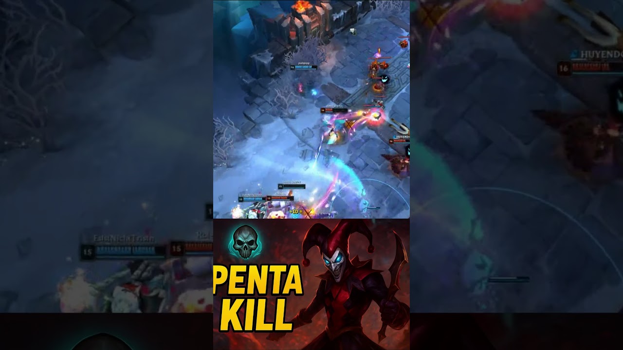 🔥 SHACO SE VUELVE LOCO - ¡PENTAKILL INSANO EN LEAGUE OF LEGENDS! 🤡💀