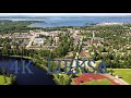 Lieksa from air * Finland From Air 4K drone scenery