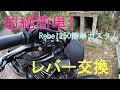Rebel250 超絶簡単！レバー交換！　ブレーキレバー・クラッチレバー