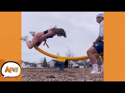 Watch Her PLAY and Hit the GROUND! ? | Best Funny Fails | AFV 2022