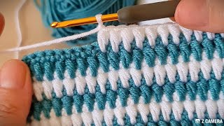 Super Easy Knitting krochet baby blanket örgü yelek canta modeli