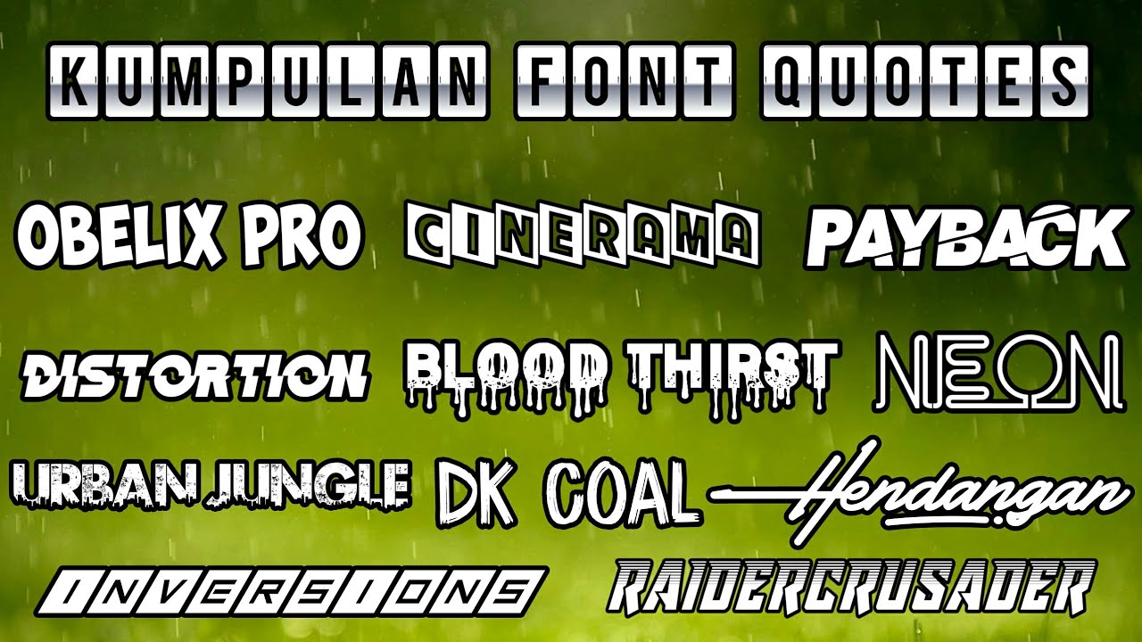  Font Keren Editor  Radea