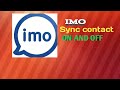 Sync contact IMO on fi off godhuun faayidaa maalii akka qabu barsiisuu