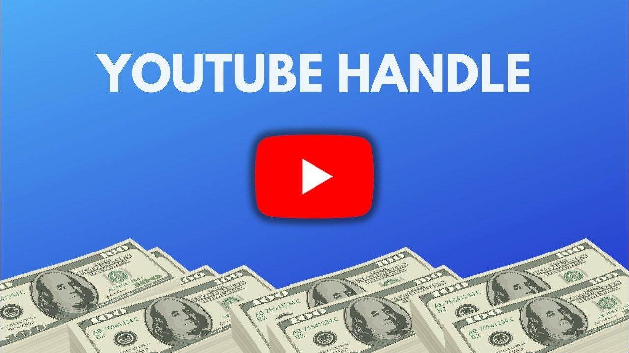 How to choose a Youtube Handle? rending youtube handle YouTube