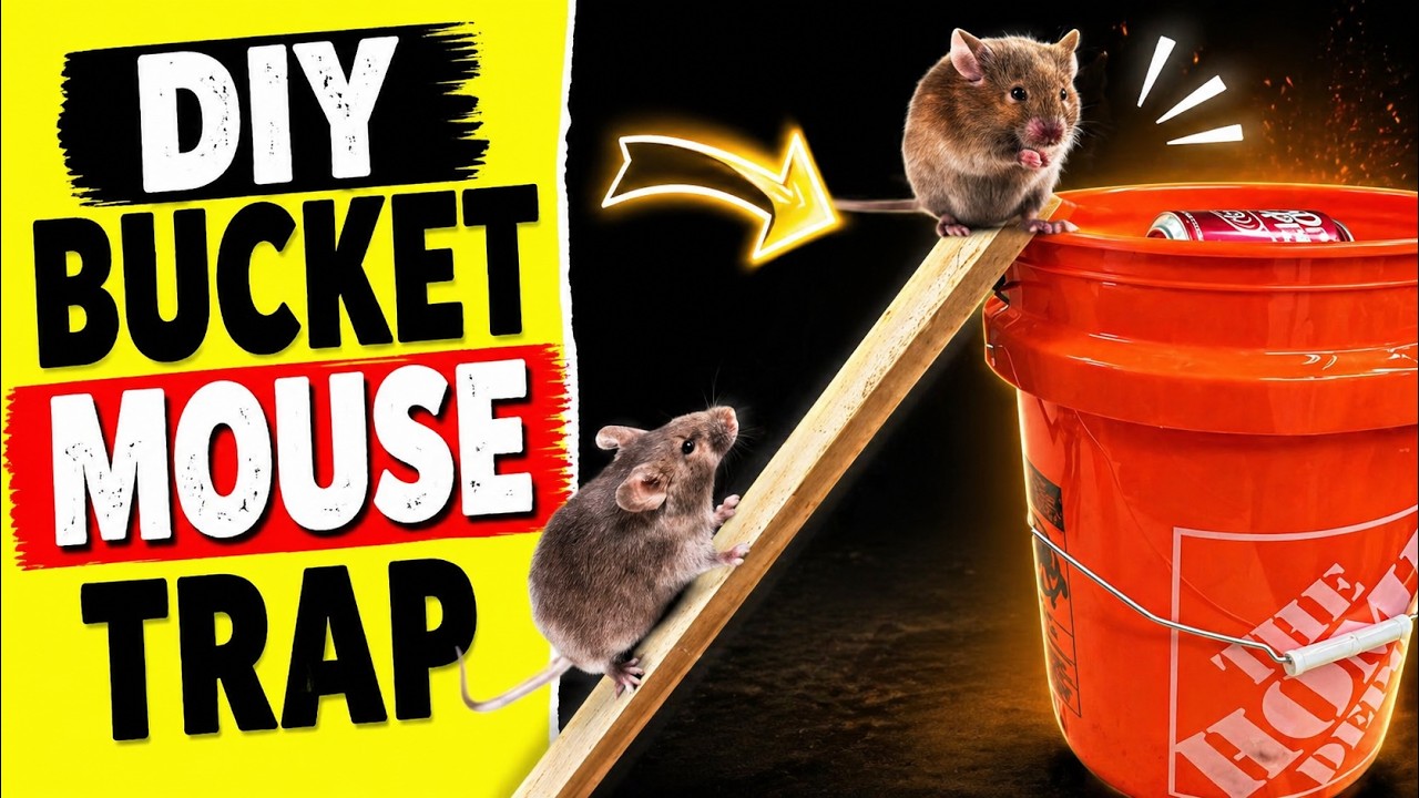 How I Made a Bucket Rat Trap - YouTube