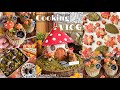 【Cooking Vlog】秋をテーマにお菓子作り開始🍄🍂おとぎ話の森へようこそ🌿現役エンジニアによる本気の製菓記録👩‍🍳🧡抹茶ケーキ｜紅葉クッキー｜モンブラン｜ケーキポップ