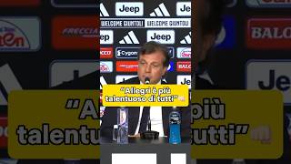 Giuntoli:”Allegri è più talentuoso di tutti”👊🏻 #calcio #juve #juventus #allegri