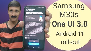 Samsung M30s One UI 3.0 android 11 update release