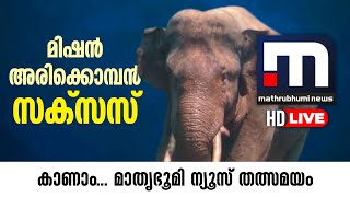 Mission Arikkomban |  Mathrubhumi News Live HD | Arikomban | Malayalam News Live