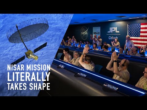 NISAR's Record-Breaking Antenna Reflector Deployed in Space