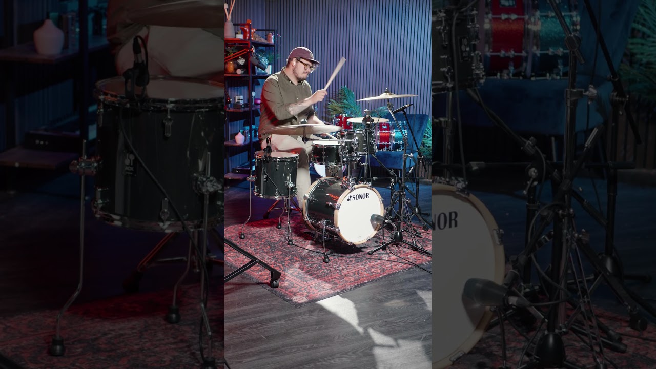 Half-time shuffle On the @sonor AQX Jungle Kit!!! 