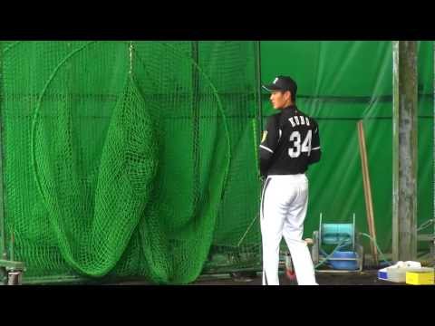 #34 久保康友　阪神タイガース 2013 宜野座村キャンプ