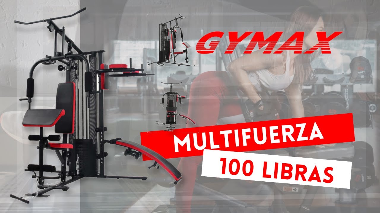 Multifuerzas 100 Lb 12 Ejercicios Multifuncional Maquina Gym