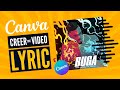 Canva tutoriel  buga  kizz daniel tekno lyrics  comment creer une lyric sur canva 