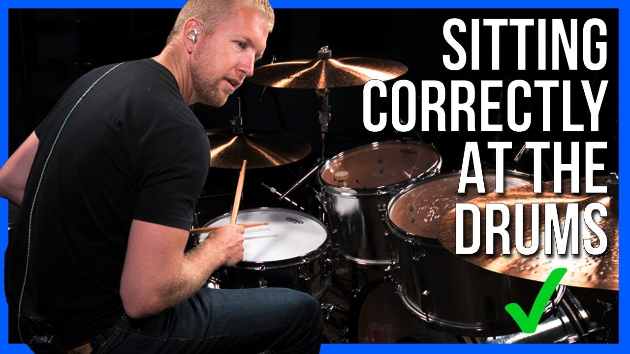 How To Have Good Posture On The Drums - YouTube
