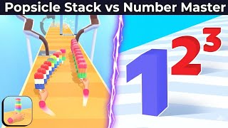 Popsicle Stack vs Number Master All level Walkthrough Android Gameplay #popsiclestack