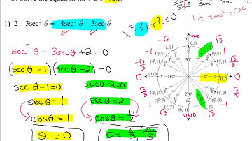 Solving Trig Equations Using Pythagorean Identities Part 3