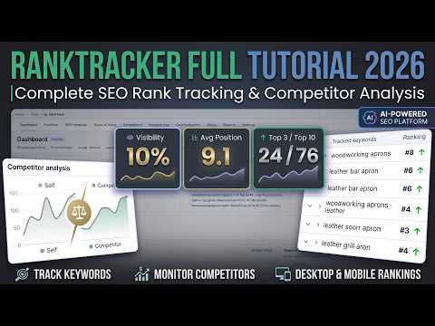 RankTracker Full Tutorial 2026 | Complete SEO Rank Tracking & Competitor Analysis