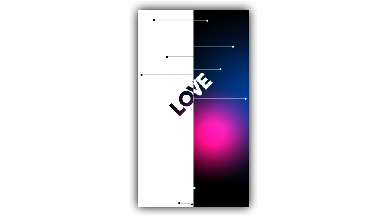 tamplate video background full screen | light effect | kinemaster template black screen status