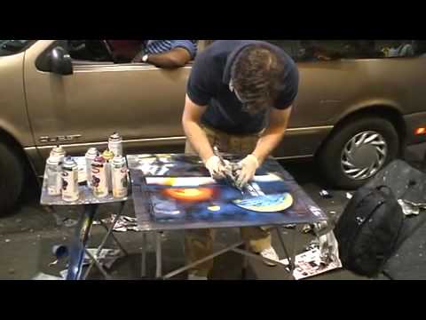 Street Art Graffiti Spray can artist - YouTube