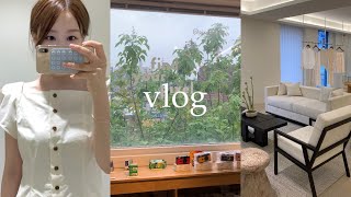 (vlog) 용리단길 데이트🍸 • 킨더살몬 쇼룸에서 입어보기 • 픽셀퍼인치, 호이 • 용산소품샵 • 카키문, 피보 • 여름장미