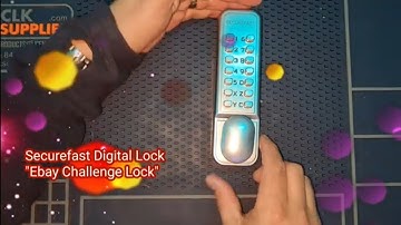 Securefast Digital Lock Manipulation