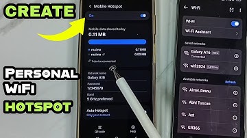 Samsung Galaxy A16 5G | How to Create Personal Hotspot or WiFi Hotspot and Share Internet