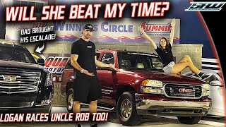 I Let My Sister and My Girlfriend Race 600HP Turbo Yukon XL: They've Never Done It Before!