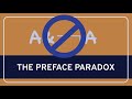 Philosophie  pistmologie  le paradoxe de la prface