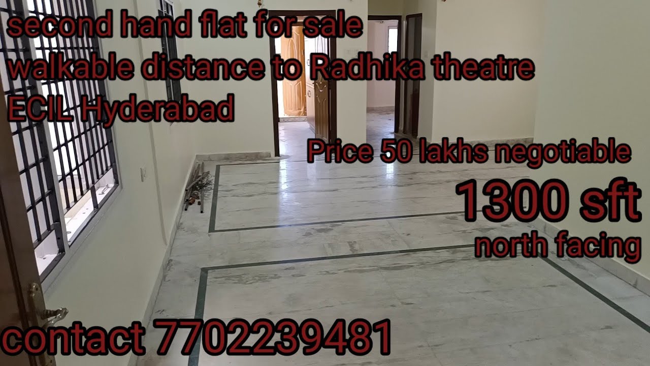 second hand flat for sale in kapra ECIL Radhika theatre Hyderabad YouTube