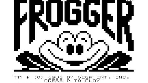 FROGGER (2022 Zon-X Edition) Longplay / Walkthrough, ZX81 16K + Zon-X