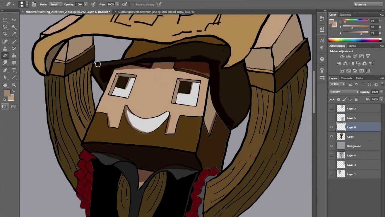Minecraft Speed Paint (The Architect) - YouTube