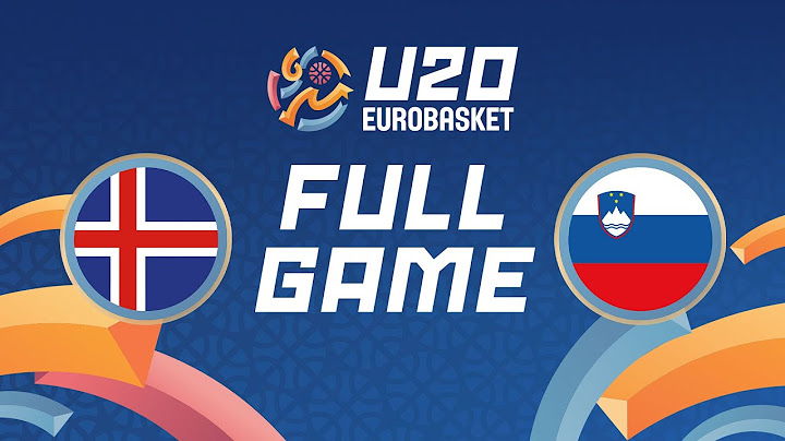 Group Phase | Iceland v Slovenia | Full Basketball Game | FIBA U20 EuroBasket 2024