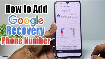 How to Add Recovery Phone Number in Google Account on Android
