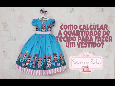 Como CALCULAR a QUANTIDADE de TECIDO para fazer um VESTIDO?