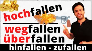 fallen (Teil 2) - أكثر 9 جمل إستخداماً لمشتقات الفعل في اللغة الألمانية