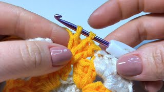 😍💥NEW DESIGN OF GRANDMA'S favorite SQUARE. Crochet for BEGINNERS