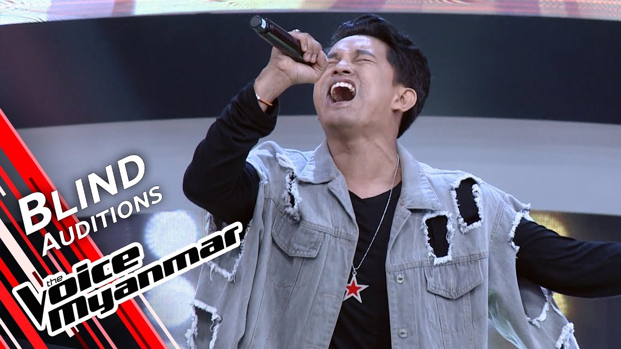 A Day - ဘီးက်ဲ (Thar Deelu) | Blind Audition - The Voice Myanmar 2019