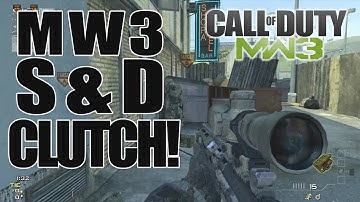 MW3 1v5 SnD CLUTCH! - Modern Warfare 3 Search & Destroy