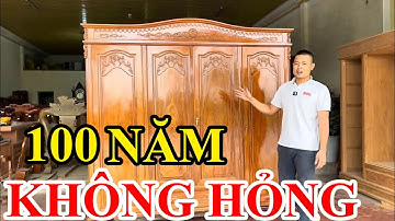 ​Tủ Áo Đẹp - Tủ Áo Gỗ Lim 3 Buồng 4 Cánh Rẻ Bền Đẹp Dùng 100 NĂM KHÔNG LO HỎNG | Đồ Gỗ Trang Hợp