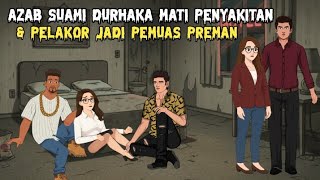 AZAB SUAMI DURHAKA MATI PENYAKITAN DAN PELAKOR JADI PEMUAS PREMAN | Kartun Animasi Drama