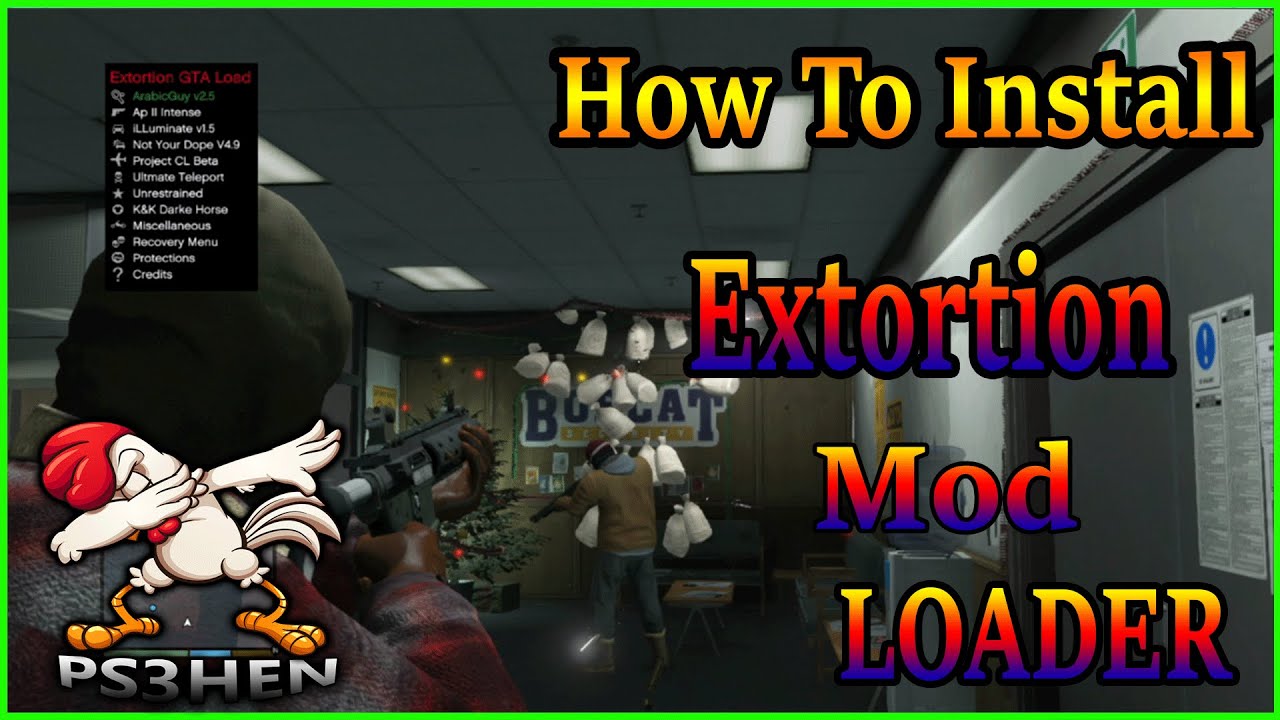 How To Install GTA V Extortion Mod Loader [Bles/Blus Online PS3HEN/CFW PS3  2021] 