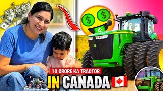 Farming in Canada🇨🇦| Canada ka 10 Crore ka Tractor🇨🇦