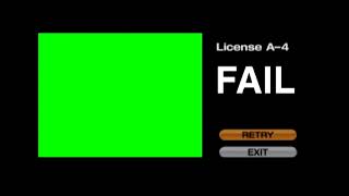 [Green Screen] Gran Turismo 4 - License Test Fail (Full Version)