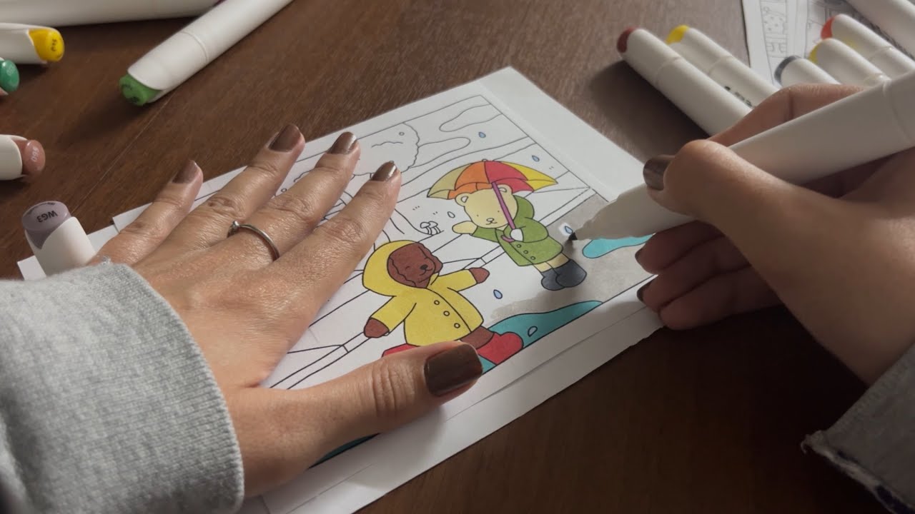 ‌باهم‌رنگ‌آمیزی‌کنیم؟🐒🫟|جوییدن‌آدامس+زمزمه‌آروم‌و‌لالایی‌طور🤤|ای‌اس‌ام‌آر|ASMR