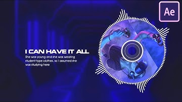 Sóng Nhạc After effect avee Player đĩa quay cực đẹp  - Template After Effect Music Avee player