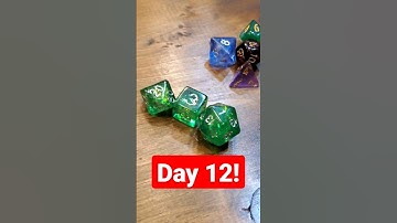 Day 12 of the 30 Day Dice Calendar! #dnd #nerdimmersion #shorts #dice #dungeonsanddragons