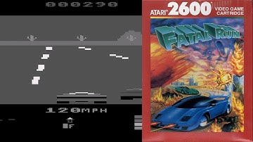 Fatal Run (1990/Atari2600) PAL release only - Gameplay