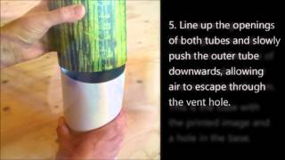 How to Fill a Scattering Urn Tube